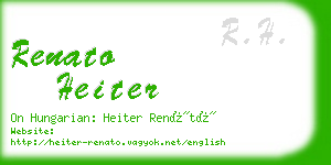 renato heiter business card